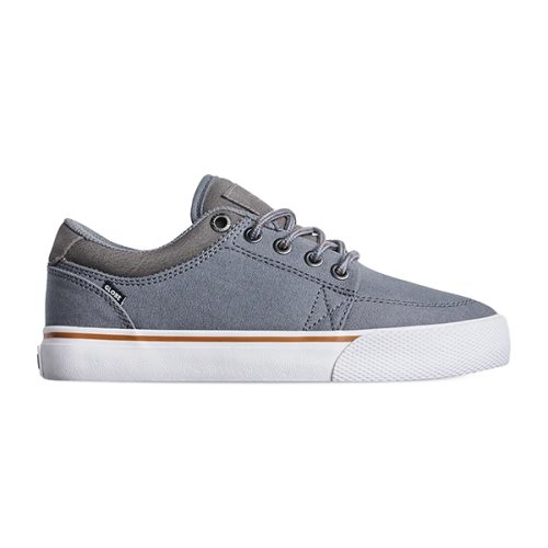 globe gs-kids grey canvas shoes