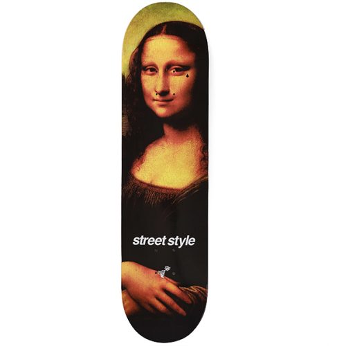 street style skateboard deck
