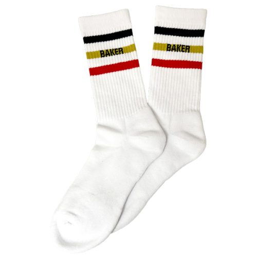 baker sunset white socks