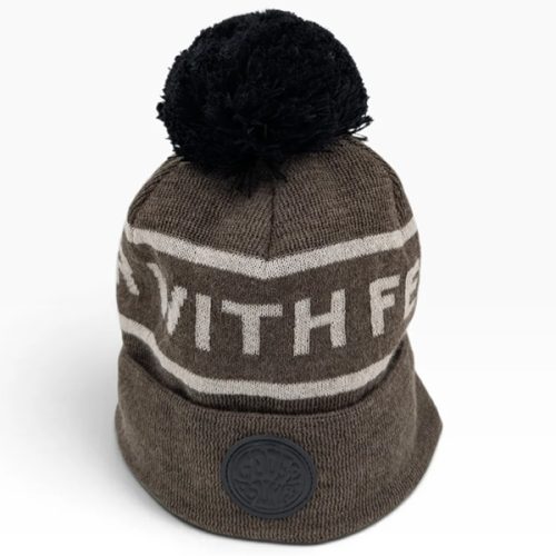 Gåshud Goosebumps Classic PomPom Beanie Brown/Sand