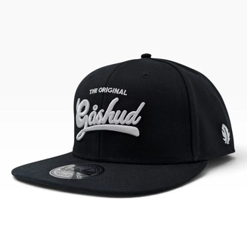 Gåshud Original Script Snapback Keps Flat Brim