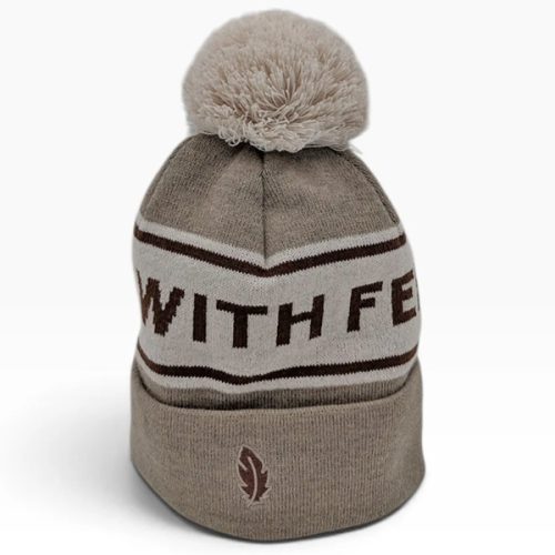 Gåshud Signature Classic PomPom Beanie Sand/Brown