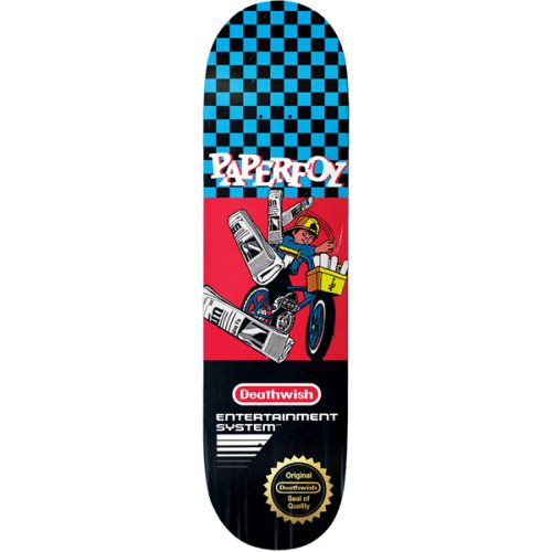 deathwish 8.25 JAMIE FOY PAPER FOY skateboard deck