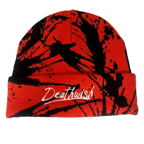 deathwish KUMATE RED BEANIE
