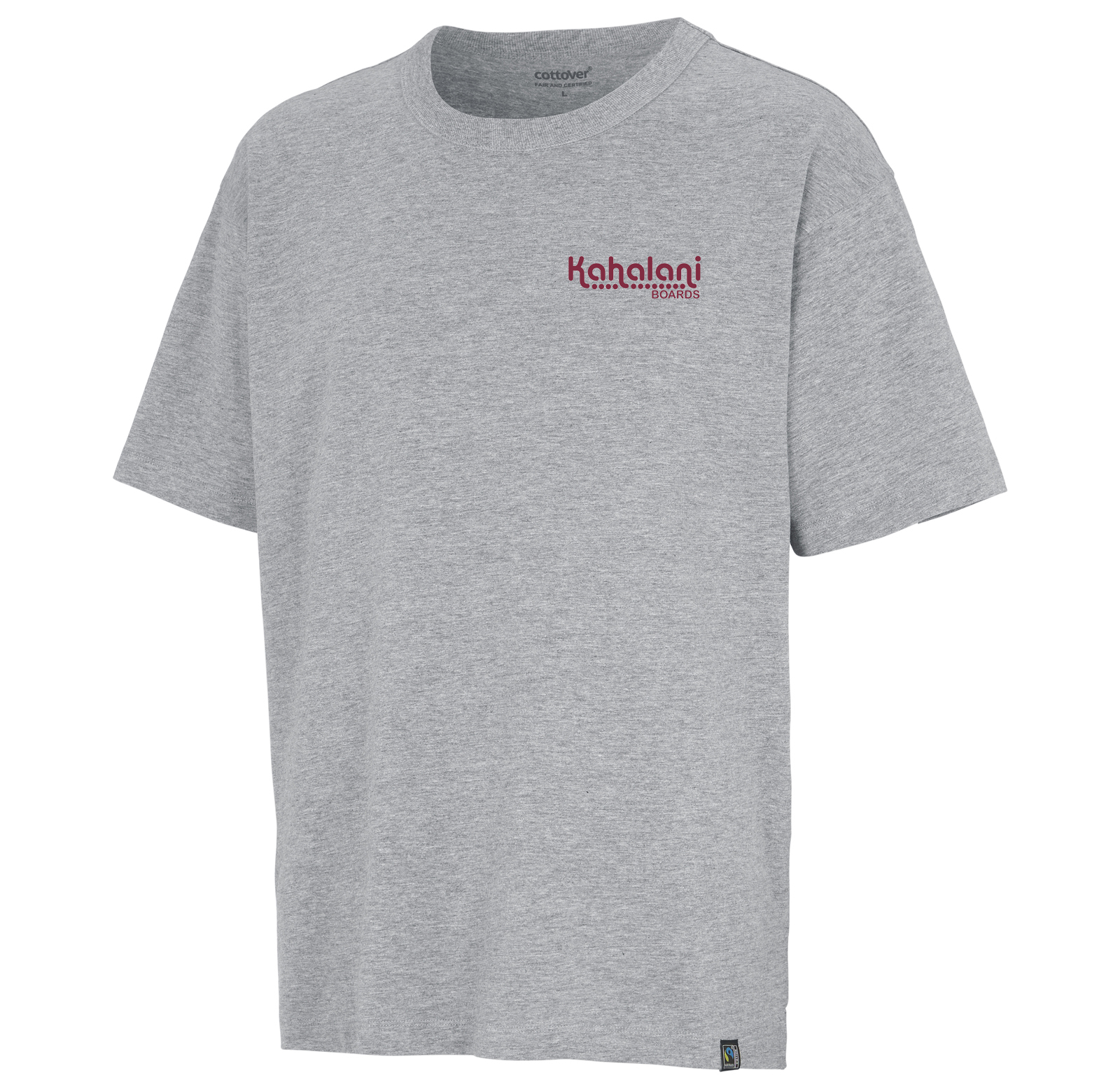 kahalani boards Oversize T-shirt Grey Melange king card